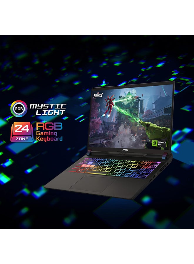 MSI Vector 16 HX AI A2XWHG Gaming Laptop With 16-Inch QHD+ Display, Intel Core Ultra 9 275HX Processor/32GB RAM/1TB SSD/12GB NVIDIA GeForce RTX 5070 Ti Graphics Card/Windows 11 English Gray english Gray - Image 3
