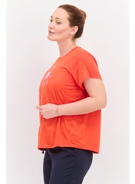 Brooks Women Sportswear Fit Training Top, Orange  - Image 2