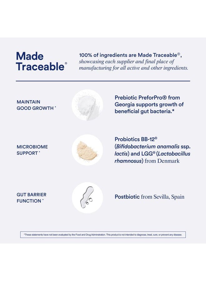 Ritual Synbiotic+ Probiotic, Prebiotic, Postbiotic, 3-in-1 Supplement for Gut Health and Digestive Support, Regularity, Bloat, Immune, Vegan Delayed-Released Daily Capsule, Women and Men, 30 Day - Image 5