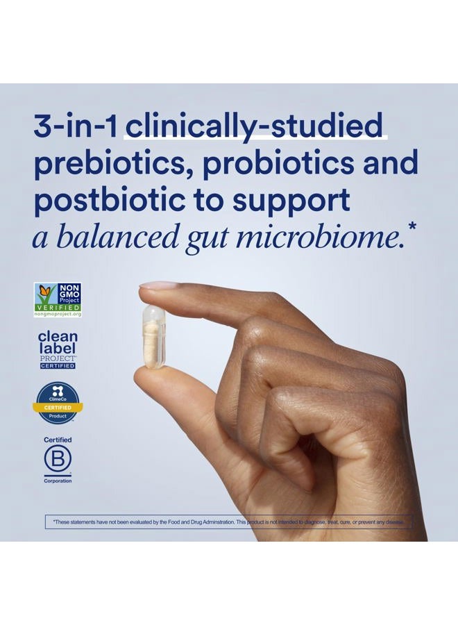 Ritual Synbiotic+ Probiotic, Prebiotic, Postbiotic, 3-in-1 Supplement for Gut Health and Digestive Support, Regularity, Bloat, Immune, Vegan Delayed-Released Daily Capsule, Women and Men, 30 Day - Image 2