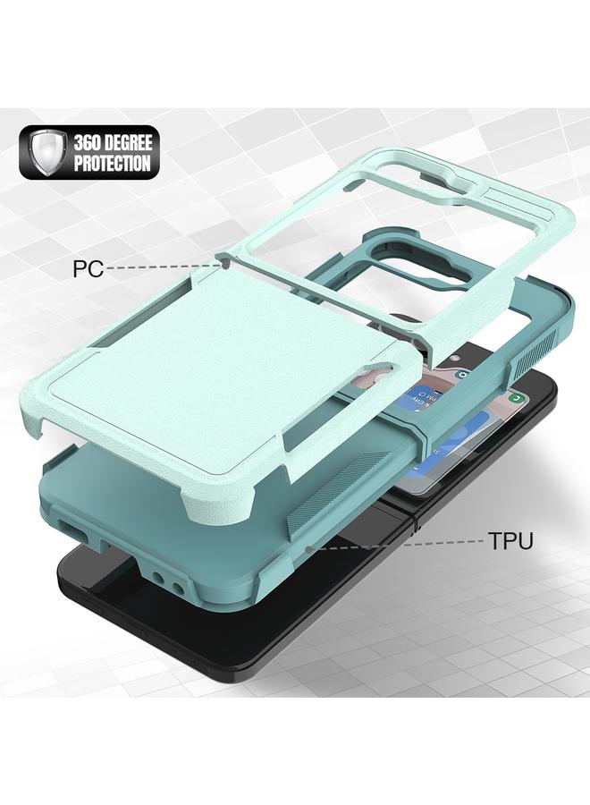 اس-توب جراب لهاتف Samsung Galaxy Z Flip5 2 في 1 PC + جراب هاتف TPU - Image 4