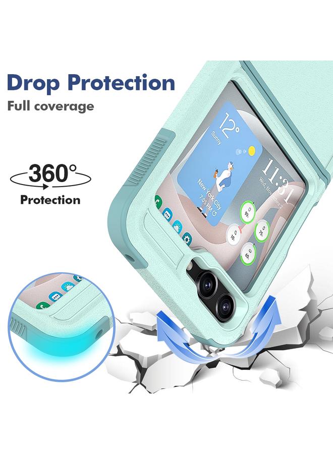 اس-توب جراب لهاتف Samsung Galaxy Z Flip5 2 في 1 PC + جراب هاتف TPU - Image 3