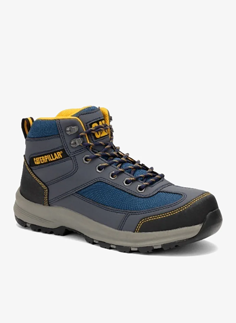كاتربلر CAT Men’s Elmore Mid ST S1PS Safety Shoe – Steel Toe – Slip Resistant SR – EVA Midsole – Durable Rubber Outsole