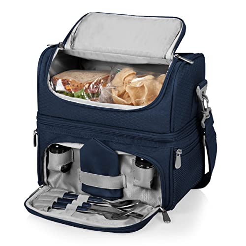 PICNIC TIME NCAA Michigan Wolverines Pranzo Insulated Lunch Tote, Navy (512-80-138-344-0) - Image 5