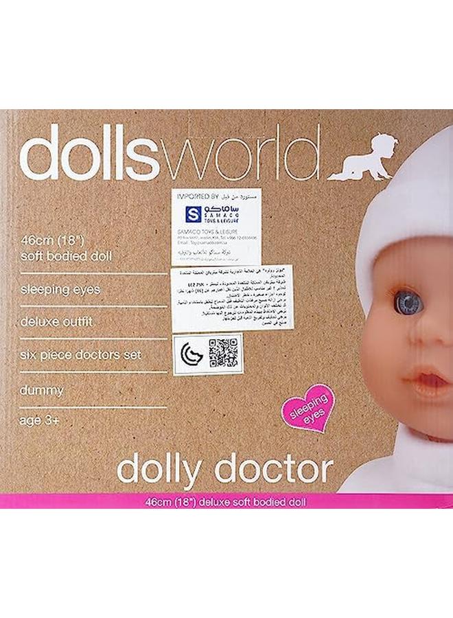 دولز وورلد 8739 دمية دوللي دكتور مقاس 46 سم - Image 3
