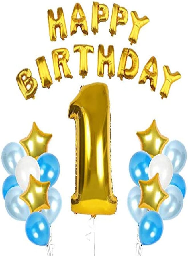 Secret Happy First 1st Birthday Boy set for birthday party Decorations