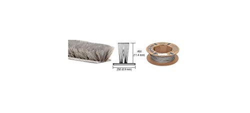 CRL A11545C Storefront Door Pile Weatherstrip .450 Pile Height; .350 Backing Width - 100' Roll - Image 4