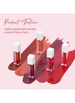 Glamveda X Rashami Desai Mini Liquid Lipstick Combo Pack 12, Ultra Matte, Transferproof And Waterproof, Lasts Up To 12Hrs, Non Drying Formula (1.2Ml*12)  - Image 5