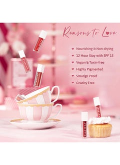 Glamveda X Rashami Desai Mini Liquid Lipstick Combo Pack 12, Ultra Matte, Transferproof And Waterproof, Lasts Up To 12Hrs, Non Drying Formula (1.2Ml*12)  - Image 2