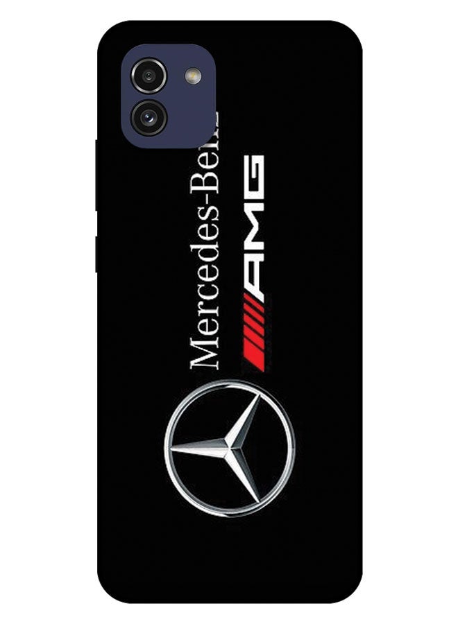 EYE CATCH Printed Protective Case Cover For Samsung Galaxy A03  -  Mercedes Headlight - Image 1