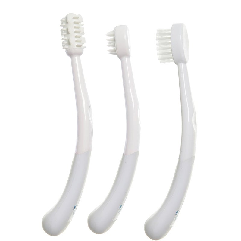 Dreambaby Toothbrush Set 3 Stage, White - Image 2