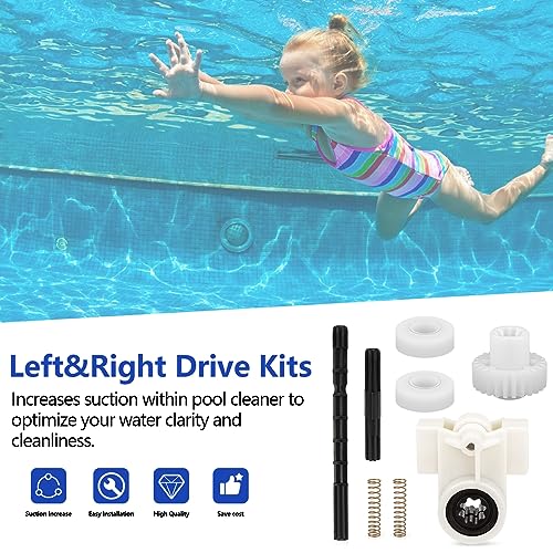 ALOCS 360289 Left Drive Kit & 360290 Right Drive Kit Pool Cleaner Bearings Tune Up Kit for Pentair Kreepy Krauly Rebel & Kreepy Krauly Warrior Pool Automatic Suction Cleaners/Vacuum Drive Axle Assembly - Image 5