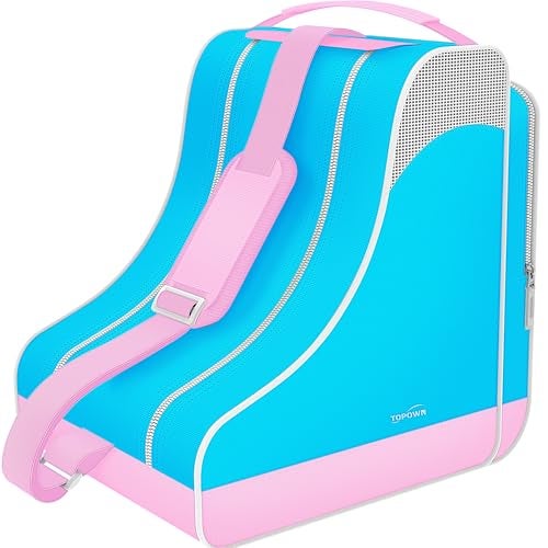 TOPOWN Premium Ice Skate & Roller Skate Bag for Men, Women & Kids - Up to Size 12(US) - Image 1
