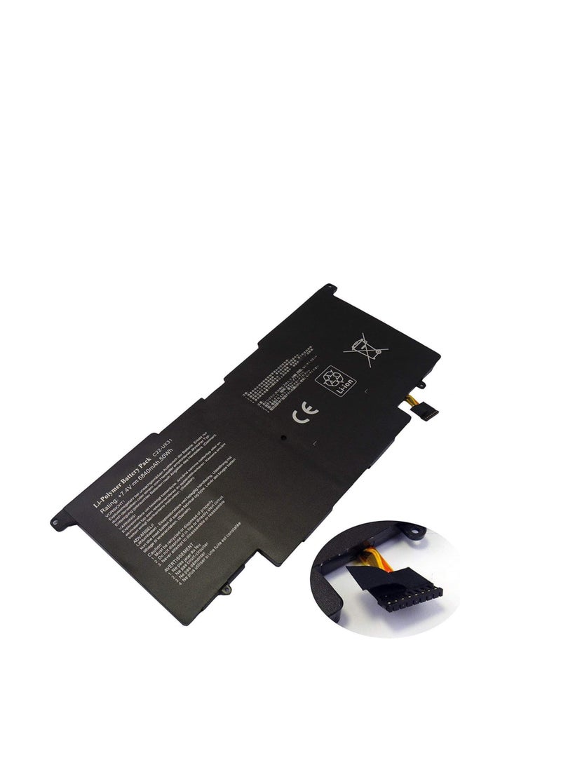 Terabyte C21-UX31 C22-UX31 C23-UX31 Laptop Battery Replacement for Asus (Zenbook) UX31A UX31E UX31 UX31A-R4004H UX31E-DH72 UX31KI3517A Ultrabook(7.4V 50Wh) - Image 3