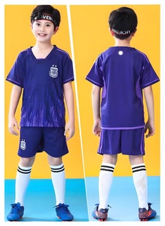 GROIC Messi Jersey #10 Soccer T Shirt and Shorts,Football Jersey for Kids,Football Suits,Football Jersey Set  - Image 5