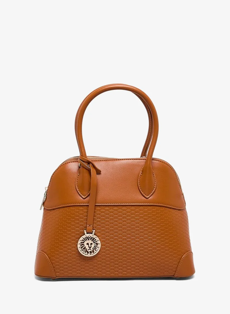 ANNE KLEIN Anne Klein Textured Pu Satchel Bag