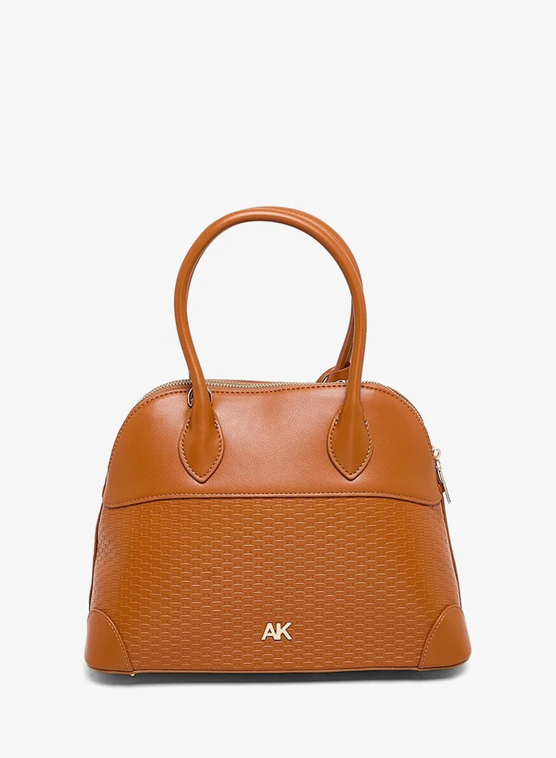 ANNE KLEIN Anne Klein Textured Pu Satchel Bag