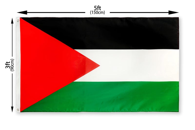 DANF FLAG DANF Palestine Flag 3x5 Ft Thick Polyester - Image 2