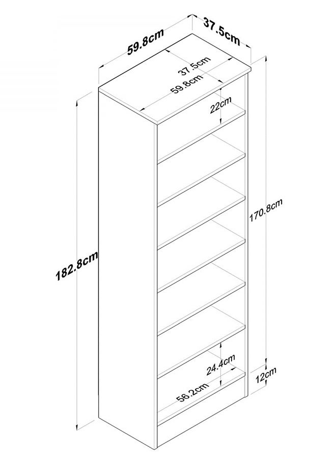 Home Canvas Elegance Tall Shoe Storage Cabinet White and Oak - Image 2