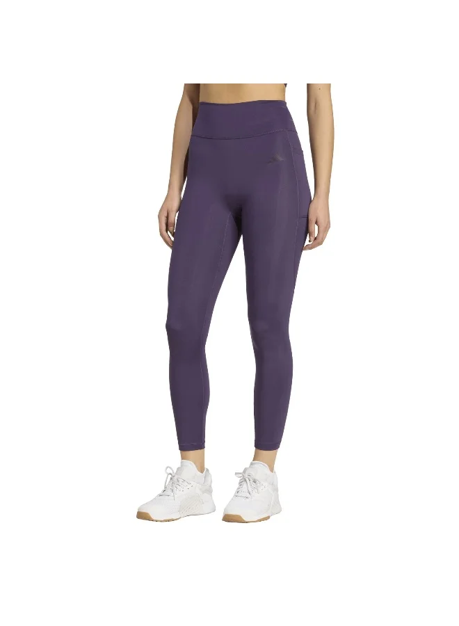 adidas Adidas Opt Pow Ess 7/8 Purple Tights (7/8) Tights For Women
