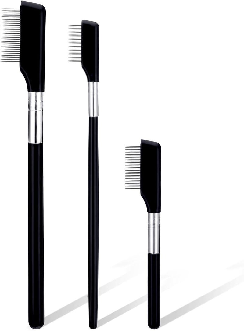 KASTWAVE Eyelash Comb Separator Tools for Clump-Free Lash Separation, Lash Defining, and Smooth Grooming, Durable, Portable Makeup Brushes Essential for Women’s Beauty Routine (3 Pcs) - Image 1