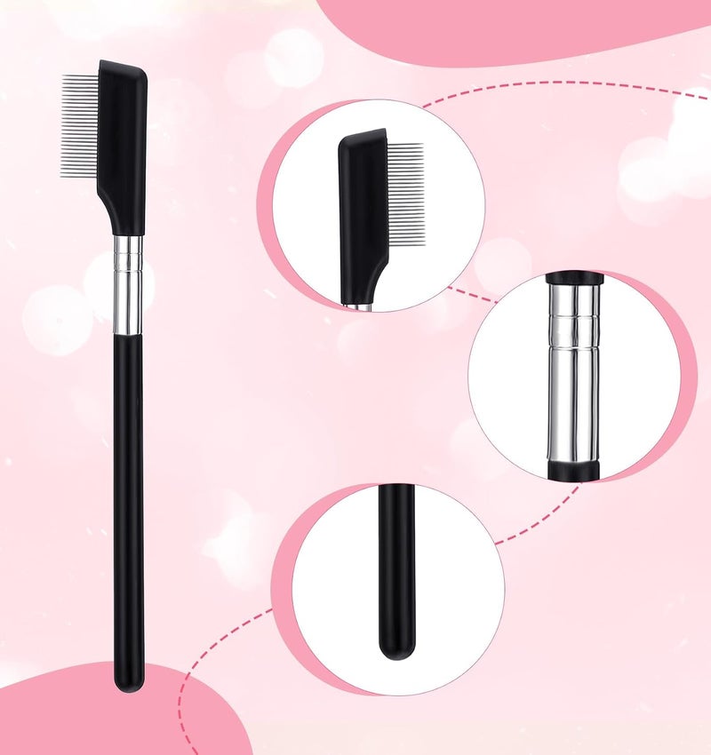 KASTWAVE Eyelash Comb Separator Tools for Clump-Free Lash Separation, Lash Defining, and Smooth Grooming, Durable, Portable Makeup Brushes Essential for Women’s Beauty Routine (3 Pcs) - Image 3