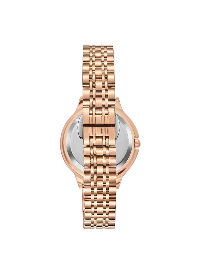 KENNETH SCOTT Kenneth Scott Women's Rose Gold Dial Analog Watch - K23521-RBKK  - Image 3