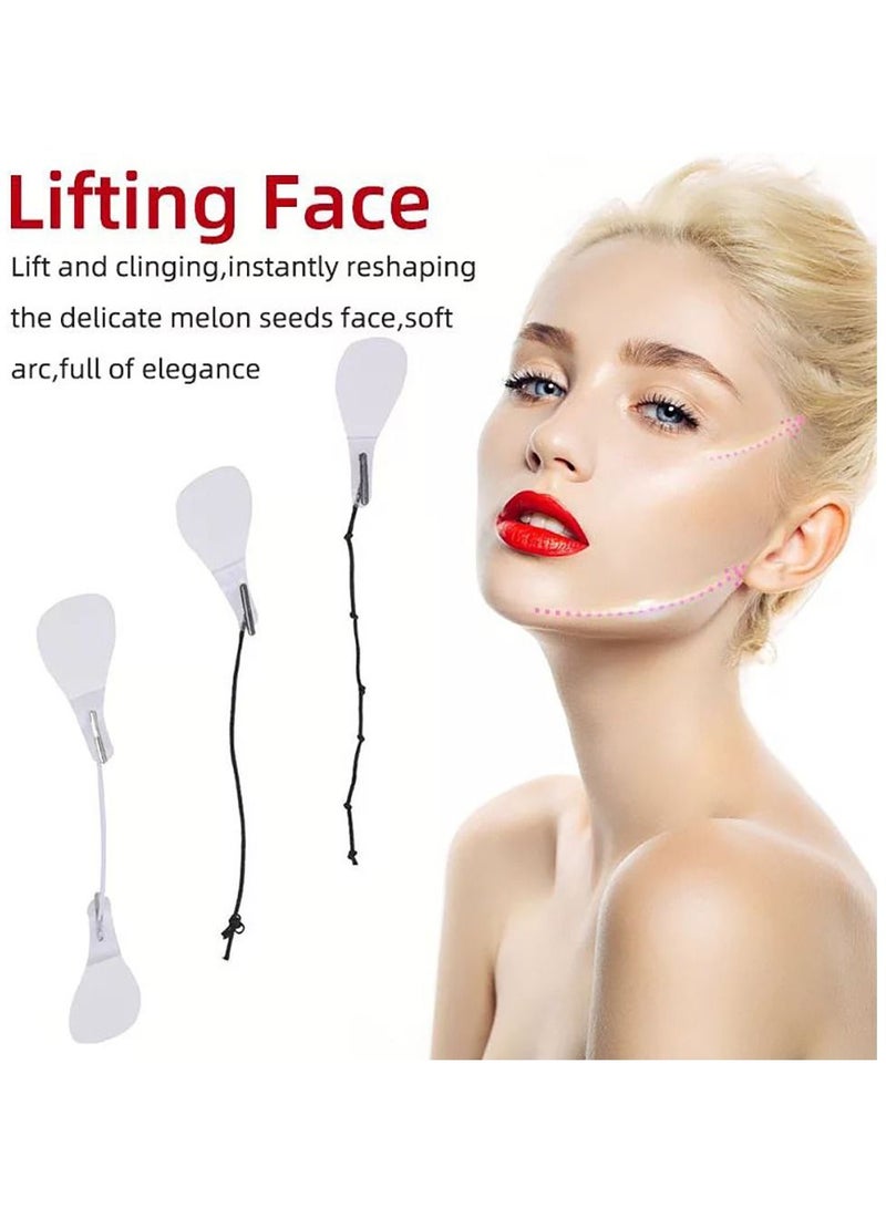 40 ورقة غير مرئية ملصقات شد الوجه رقيقة على شكل V - Image 3