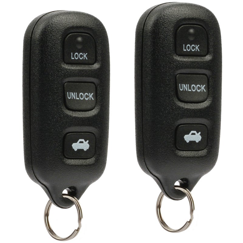 Key Fob fits 20022006 Toyota Camry 20022003 Toyota Solara Keyless Entry Remote GQ43VT14T Set of 2