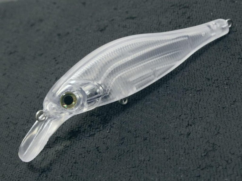 wLure 10 Blank Unpainted Minnow Crankbait Topwater Lipless Jerkbait Fishing Lures - Image 2