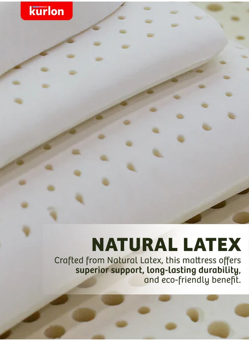 Kurlon Kurlon Ecolux Mattress | 3-Zone Natural latex Mattress | Medium-to-Firm Support | Rubberized Coir | Firm Support for the back| Twin Size Mattress | 200Lx120Wx25H Cms  - Image 3