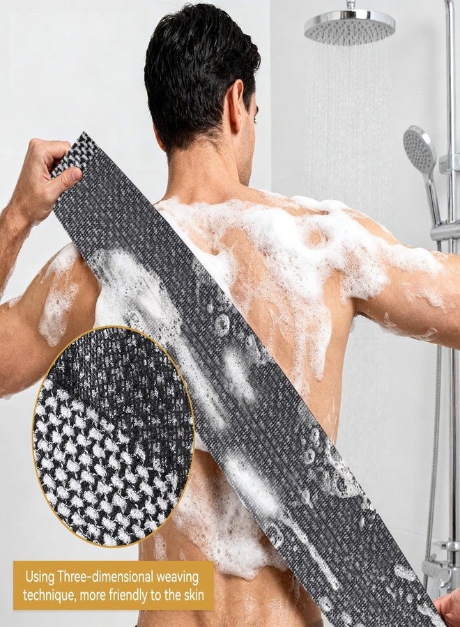 YILEST Blissal Exfoliating Shower Towel, 2-in-1 Dual-Sided Body Scrubber for Smooth Skin - Premium Face & Body Washcloth for All Skin Types - Image 5