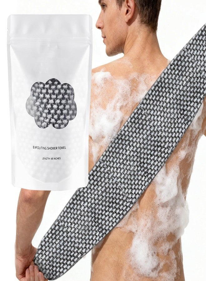 YILEST Blissal Exfoliating Shower Towel, 2-in-1 Dual-Sided Body Scrubber for Smooth Skin - Premium Face & Body Washcloth for All Skin Types - Image 1