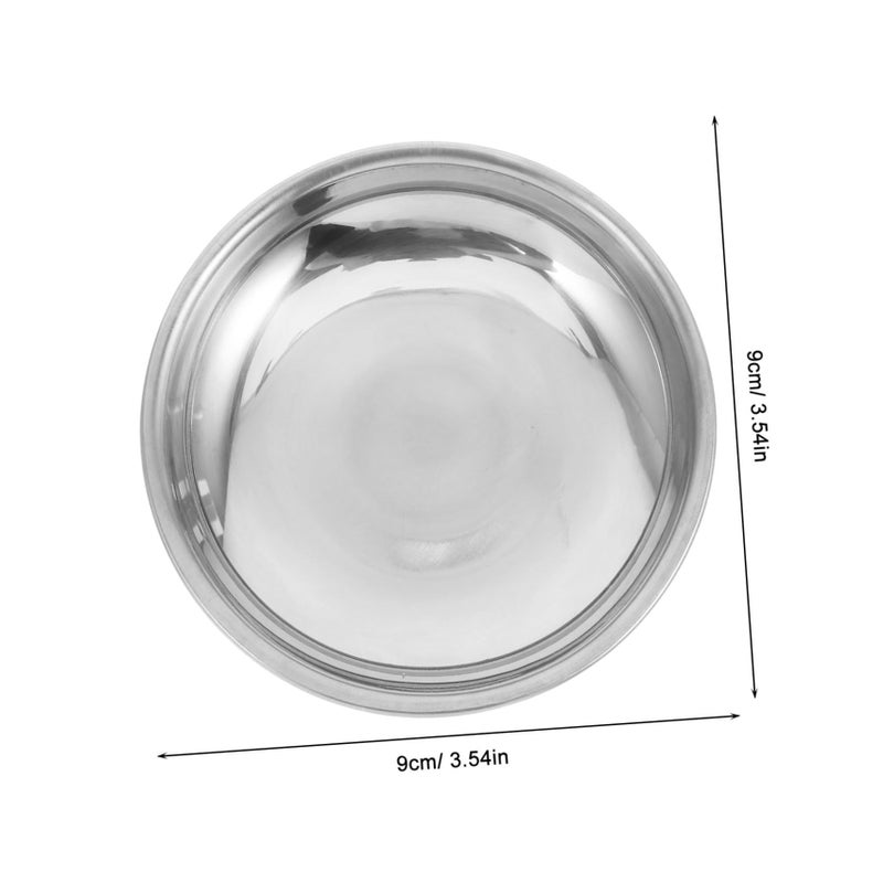 5 Thickened Disc Round Tray Chips And Dip Serving Dish Sauce Plate Soy Dipping Dishes - Image 3