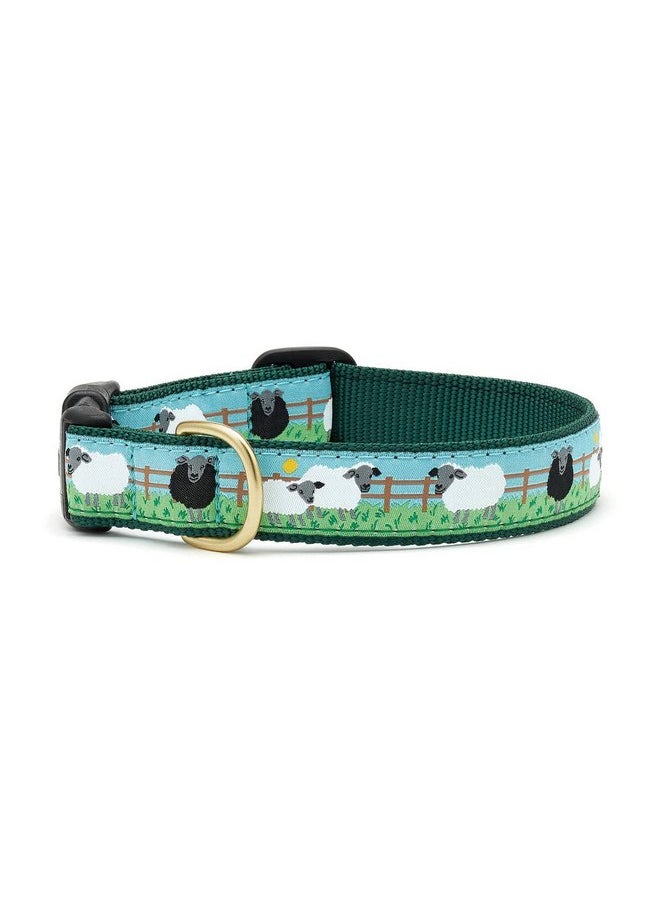 Up Country Up Country Counting Sheep Dog Collar, 5/8” Width, Small (9 to 15 inches) 5/8 inch Narrow Width  - Image 1