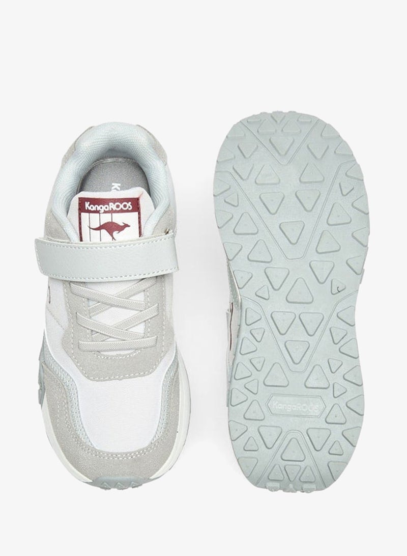 kangaROOS Boys' Logo Embossed Walking Shoes with Hook and Loop Closure - Image 4