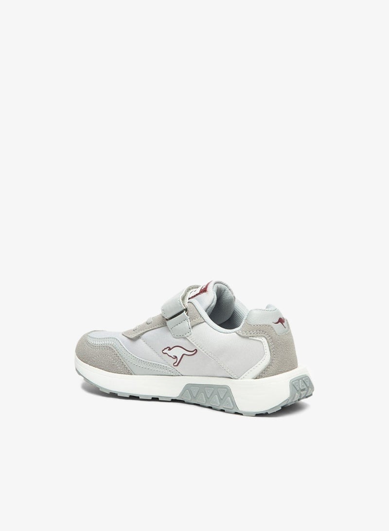 kangaROOS Boys' Logo Embossed Walking Shoes with Hook and Loop Closure - Image 2