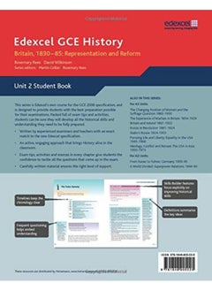 Edexcel GCE History AS Unit 2 B1 Britain, 1830-85: Representation and Reform  - Image 3