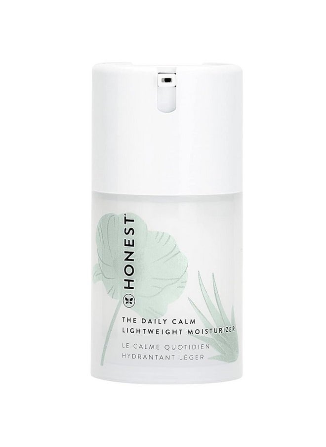 Honest Beauty Honest Beauty The Daily Calm Lightweight Moisturizer for Sensitive Skin | Hyaluronic Acid + Calming Phyto-Blend | EWG Verified, Vegan + Cruelty Free | 1.7 fl oz  - Image 1