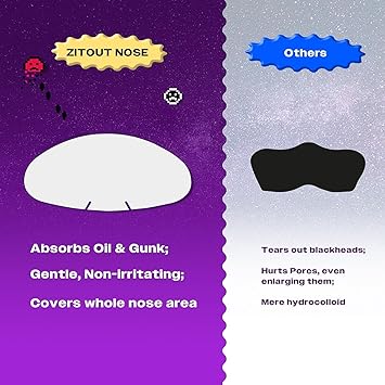 AVARELLE Nose Patch Pore Oil Control Hydrocolloid Pore Strips for Nose Pore Oil Blackhead Pimples and Zits Large Pore Oil Absorbing Nose Strips for Overnight 16 PATCHES - Image 4