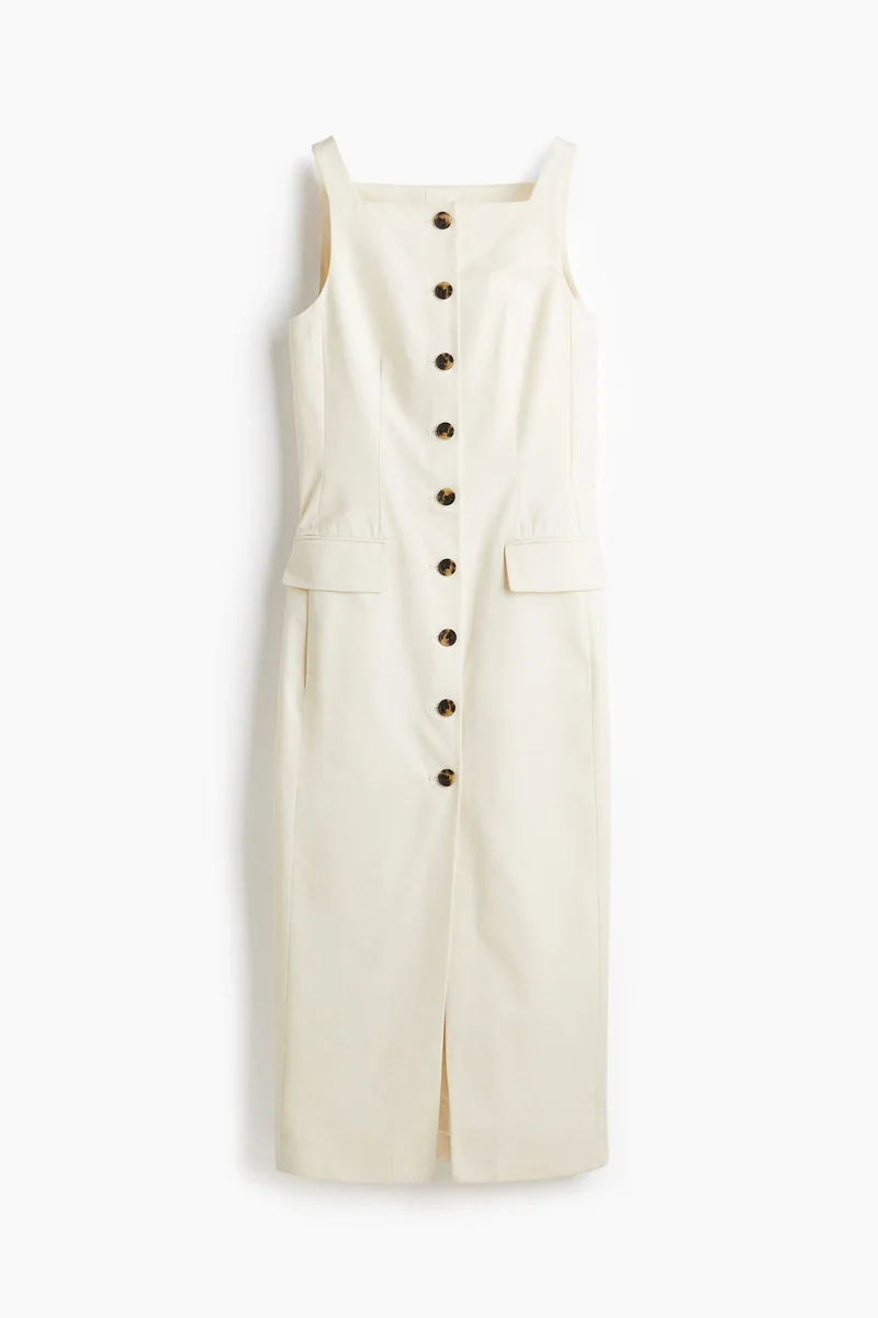 H&M Long button-front dress