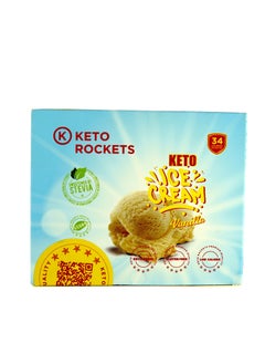 Ice Cream Vanilla Keto- Diet- Zero Sugar- 56 Gram