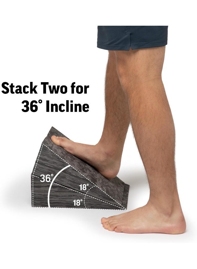 OPTP PRO-Slant – Professional Foam Incline Slant Boards for Calf, Ankle and Foot Stretching - Image 1