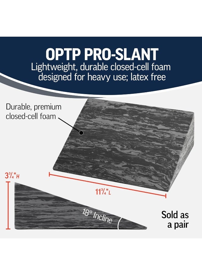 OPTP PRO-Slant – Professional Foam Incline Slant Boards for Calf, Ankle and Foot Stretching - Image 4