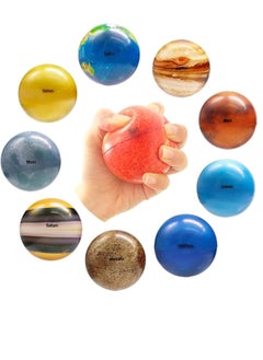10 Pieces Solar System Stress Balls,Planets and Space Educational Toys,Anger Management Toys,Stress Relief Sensory Balls for Party Favors