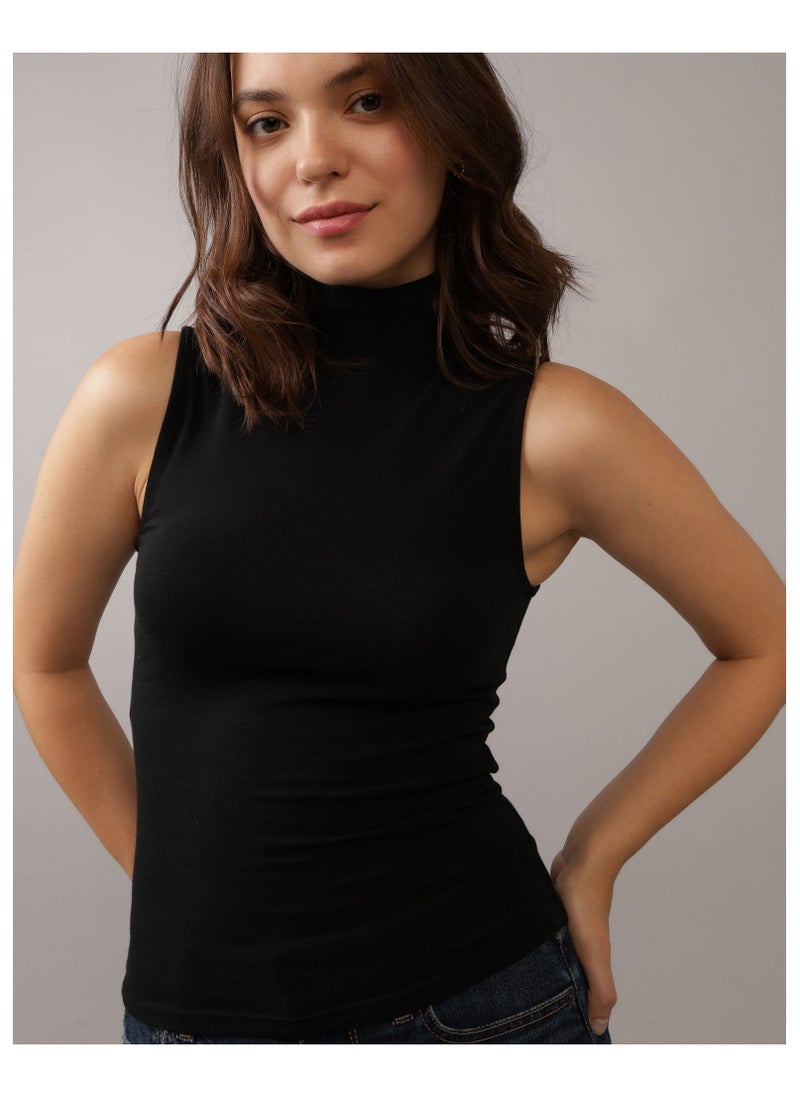 American Eagle - AE Mock Neck Tank Top - Image 1