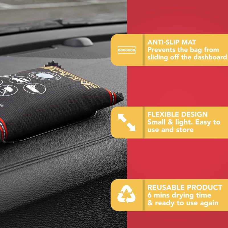 GADLANE X-Large Reusable Car Dehumidifier 1KG - 2 Pack with Anti-Slip Mat - Image 2