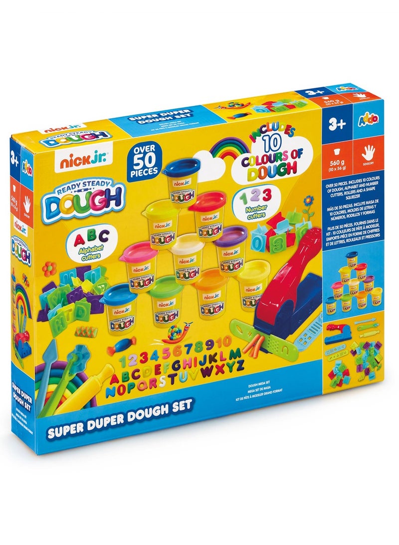 ADDO Nick Junior Ready Steady Super Duper Dough Playset | Play Dough | Creative Fun Ideas | Develops Sensory Skills | Entertaining Toy | Stress Relief Toys for Kids - Image 5