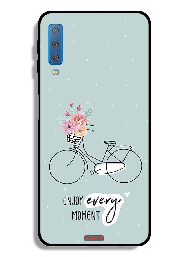 Tolwak Samsung Galaxy A7 (2018) Protective Case Cover Enjoy Every Moment - Image 1
