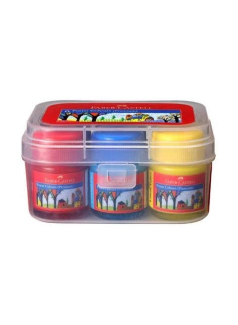 FC Poster Colors Set of 6 in Plastic Box